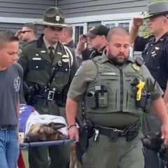 Heartbroken Officers Bid Farewell to K9 German Shepherd After Euthanization