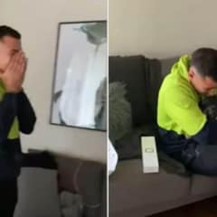 Man Can’t Hold Back Tears When His Birthday Surprise Turns Out To Be His Dream Puppy
